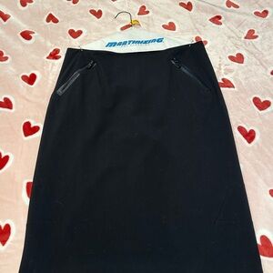 Ing Classic Black Pencil Skirt